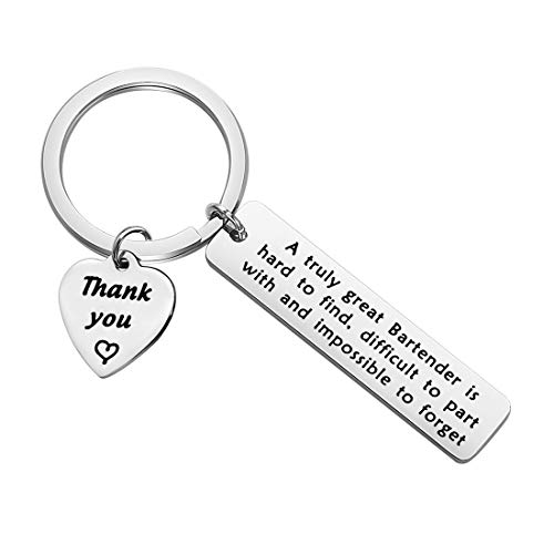 CENWA Bartender Gift Barmaid Jewelry A Truly Great Bartender is Hard to Find Difficult to Part with and Impossible to Forget