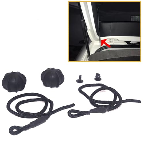 Correa de bandeja para Golf Variant 2004-2012, cuerda de maletero trasero 1K6863447A 6