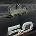 Fan Emblems Batman 3D Car Badge - 1989 Batwing Logo (Black Chrome: 3.8 x 1.8 x 0.2 inches)