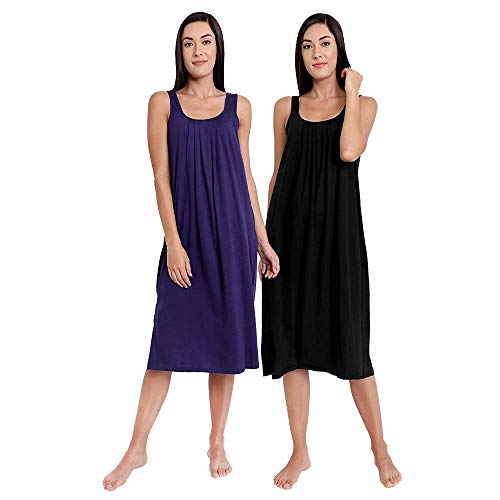 Image of TWGE Cotton Full Length Camisole for Women