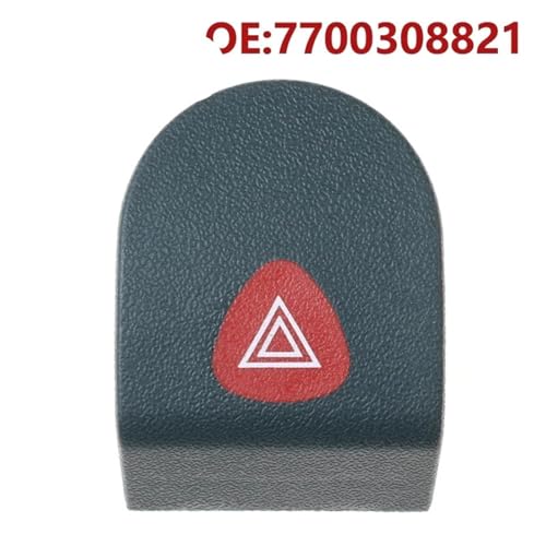 Bouton de commutation d'éclairage d'urgence 7700308821 pour voiture