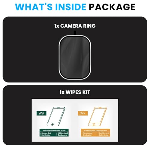 Image of FabeKee Camera Lens Protectors for OnePlus 15R Tough HD Individual Aluminum Alloy Lens Ring Cover, Scratch Resistant, Full Lens Cover| Silver
