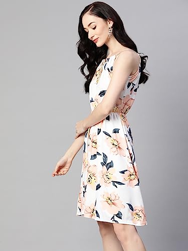 Image of arriva fab Women's Knitted Polyster Printed Dress