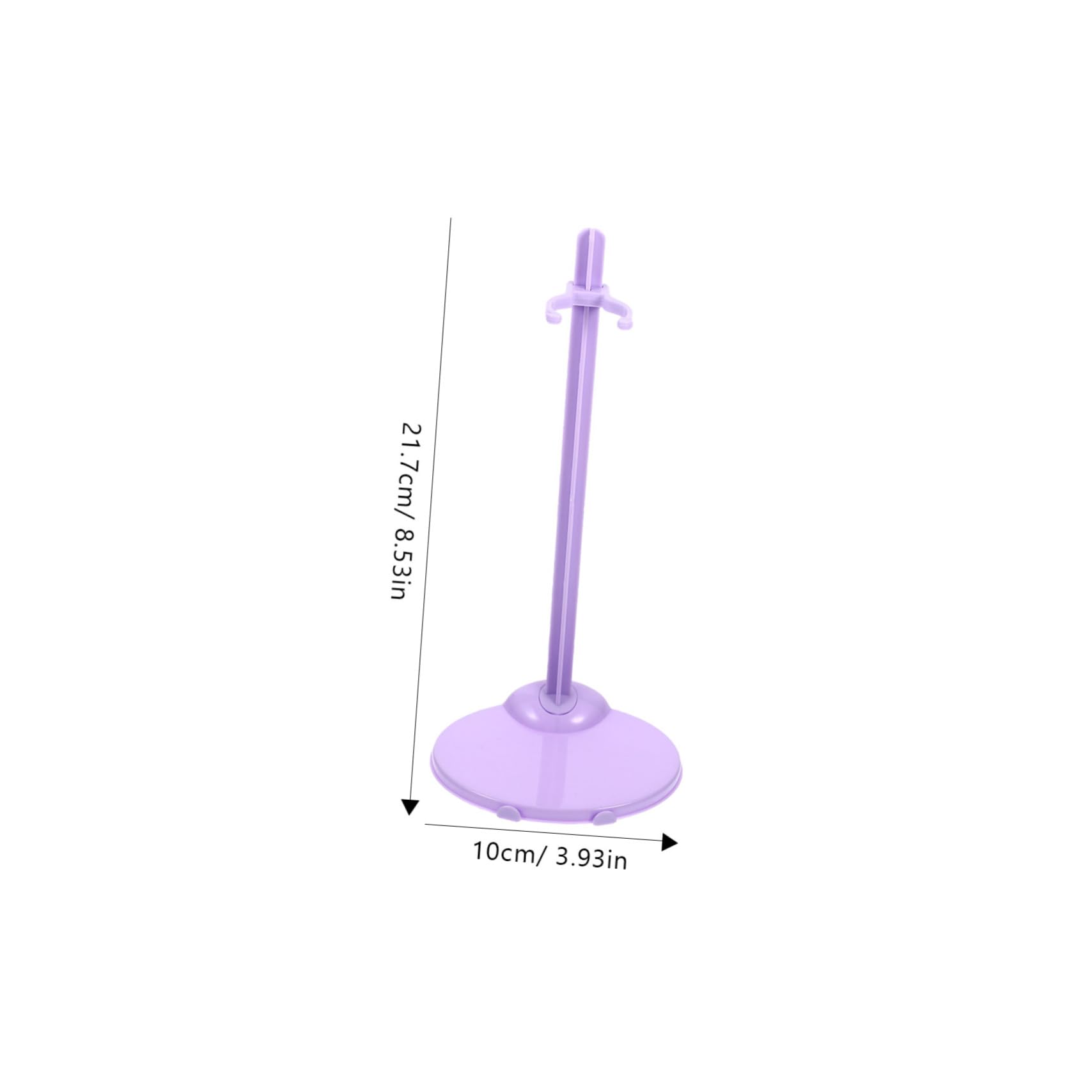 Toddmomy 10Pcs Doll Stand Support Rack Simple Doll Displaying Rack Light for Dolls for Storage and Showcase of Doll Collection
