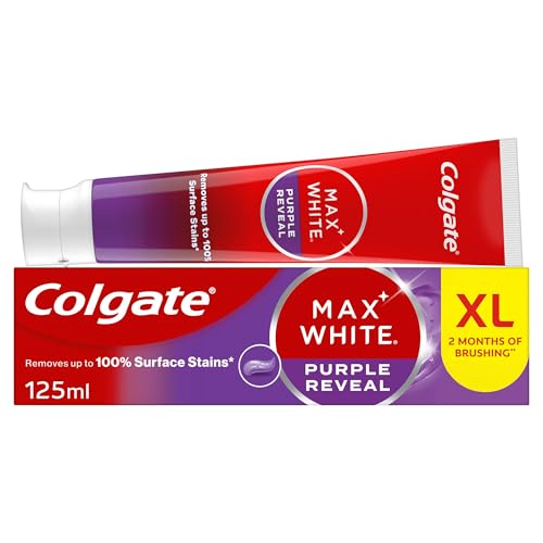 Colgate Max White Purple Reveal Teeth Whitening Toothpaste 125ml