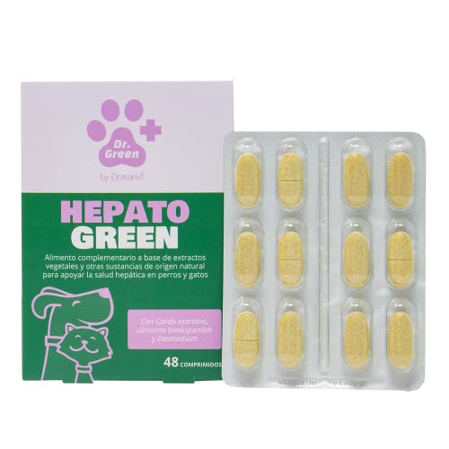 DRASANVI - DR Green HEPATOGREEN - Apoyo a la Salud hepática - SIN Gluten - 48 Comprimidos