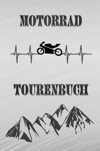 Tourenbuch Motorrad Reisetagebuch Motorradtouren Motocross Strecken Logbuch...