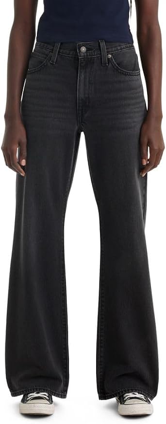 Levis Womens 94 Baggy Bootcut Jeans, New