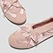 VIVAIA Yanka Women's Flat Shoes, Round Toe Satin Sneakerina Lace-up Ballet Flats, Comfortable Lightweight Fashion Sneakers, Peach Blush,US9.5