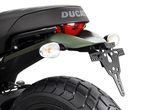 Support de plaque d'immatriculation Ducati Scrambler 800 année de construction 2015-17 - Support de plaque d'immatriculation IBEX Pro
