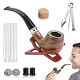 Tabakpfeife Set – Klassisches Tabakpfeifen Set mit Zubehör & Geschenkbox,...