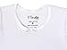 Jack & Jill Girls Undershirts with Ribbon (4-Pack) Crewneck Short Sleeve Cotton Tee, Youth (Size 6) White