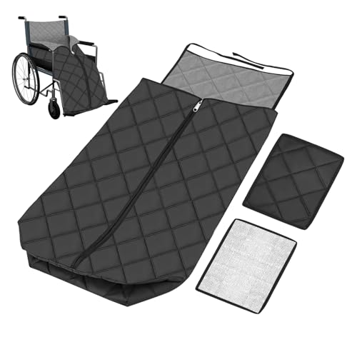 STEEIRO Schlupfsack für Rollstuhlfahrer, Rollstuhldecke Erwachsene, Wasser- und winddichte Wärme Rollstuhl Decke Beindecke, Rollstuhldecke mit Innentasche, Universelle Passform für Rollstühle STEEIRO Schlupfsack für Rollstuhlfahrer, Rollstuhldecke Erwachsene, Wasser- und winddichte Wärme Rollstuhl Decke Beindecke, Rollstuhldecke mit Innentasche, Universelle Passform für Rollstühle