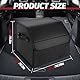 Auto Kofferraum Organizer, 38×30x31cm Faltbare Leder Aufbewahrungsbox, Auto Kofferraum Wasserdicht mit Magnetschnalle, Haushaltsklassifikationsbox, Camping Organizer, SUV Limousine Aufbewahrungsbox
