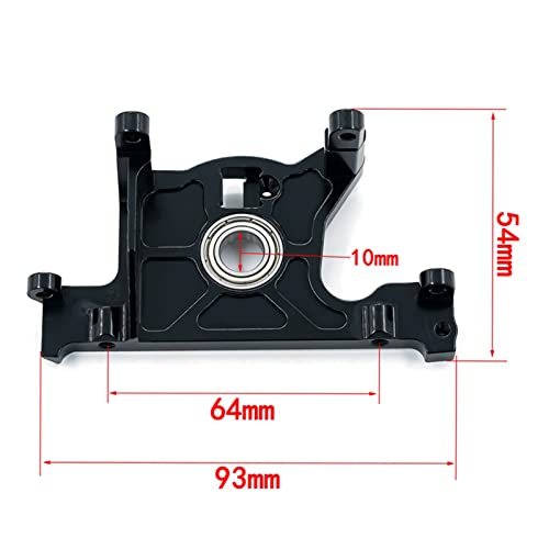Substituição do suporte do motor do rolamento de liga de alumínio para carro RC 1/10 Traxxas Rustler