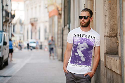 The Smiths Le Tout Nouveau Rock & Roll Rock Band Men's T-Shirt - (Medium) - White #TOP2