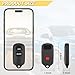 Vurkcy Key Fob Replacement for 2001-2006 Toyota Highlander/ 00-06 Tacoma Celica Echo/ 00-03 Prius/ 01-04 RAV4/ 04-06 Tundra/ 99-09 4Runner/ 2004-2007 xB Remote Control,HYQ12BBX HYQ12BAN
