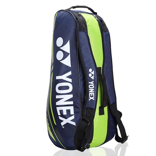 Image of YONEX Badminton Racquet Bag ACE2 1226 BT6 | ACE2 Series Thermal Lining Compartment |Eronomic STRPS |Available as Backpack|Hand Carry |Accessories & 6 Racquet Comaprtment|Wide Shoe Packet