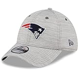 New Era - NFL New England Patriots 2022 Training Camp Coach 39Thirty Stretch Cap Farbe Grau, Größe L-XL