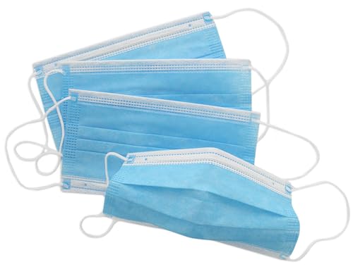 PA Essentials Disposable Face Masks – 4 Pack for Adults, Breathable 3-Ply Face Mask, Comfortable & Lightweight Disposable Masks - Thumbnail 3