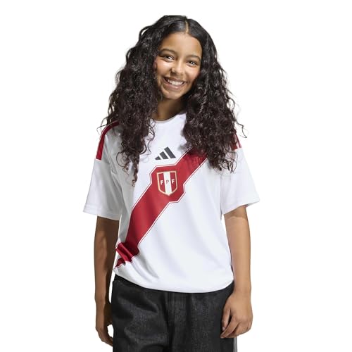 adidas Unisex-Kids Peru 26 Home Fan Jersey White Medium