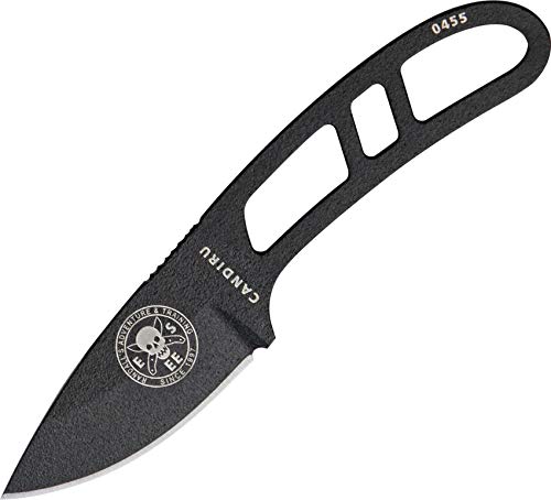 ESEE ESCANB Cuchillo a Lama Fissa,Unisex - Adulto, Negro, un tamaño