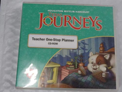 Houghton Mifflin Harcourt Texas Journeys Grade 1 Teacher One-Stop Planner CD-ROM Houghton Mifflin Harcourt Texas Journeys Grade 1 Teacher One-Stop Planner CD-ROM