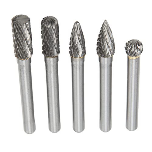 Set de 5 fresas de carburo de tungsteno 6x8mm para pulir miniatura 5
