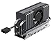 ElecGear EL-80X Chłodnica SSD M.2 2280, Wentylator Chłodzący PWM + Heatpipe + Aluminiowy Radiator Heatsink dla 80mm wewnętrzny dysk SSD PCIe NVMe i SATA z Podkładką Termiczną