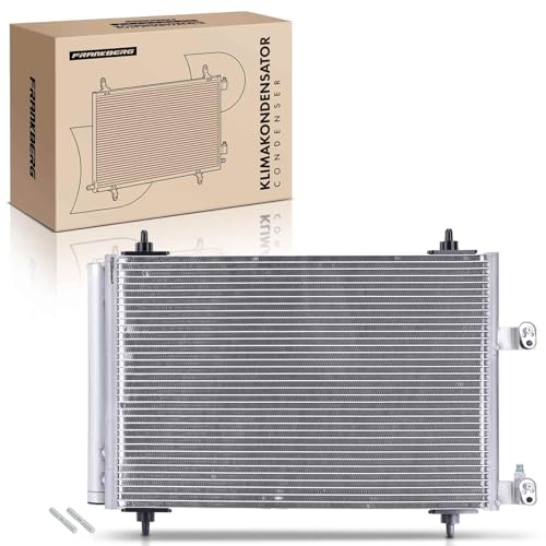 Frankberg Radiatore climatizzatore Condensatore climatizzatore Compatibile con 307 Break 3E 1.6L 307 CC 3B 2.0L 307 SW 3H 2.0L 307 SW 3H 1.6L 307 CC 3B 1.6L Replace# CA1321