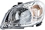 Evan Fischer Driver Side Headlight Assembly Compatible with 2005-2010 Chevrolet Cobalt 2007-2009 Pontiac G5 with Bracket