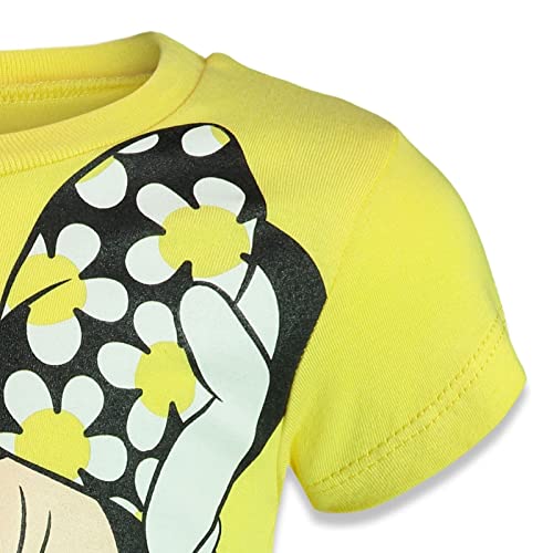 Disney G0T8934MM Mickey Mouse Minnie Mouse Toddler Girls 4 Pack T-Shirts 5T thumb #7