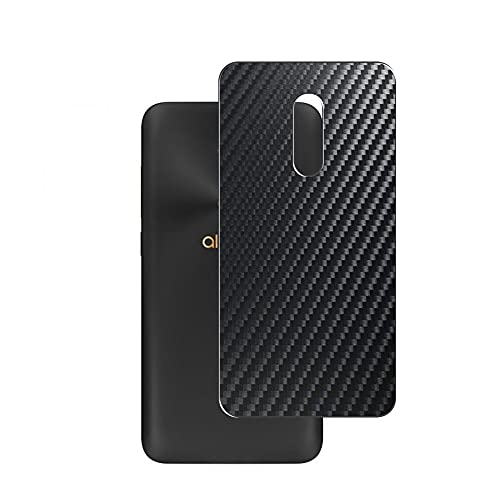 VacFun 2 Piezas Protector de pantalla Posterior, compatible con Alcatel A7, Negro Película de Trasera Espalda Piel NuevaVersión