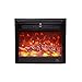 Elektryczny wkład kominkowy bez gazu z przegrodą zdalnego sterowania 8 W dekoracji i 750 w-1500 W funkcja ogrzewania Regulowana jasność płomienia 26,3 x 7,4 x 23,6 cala