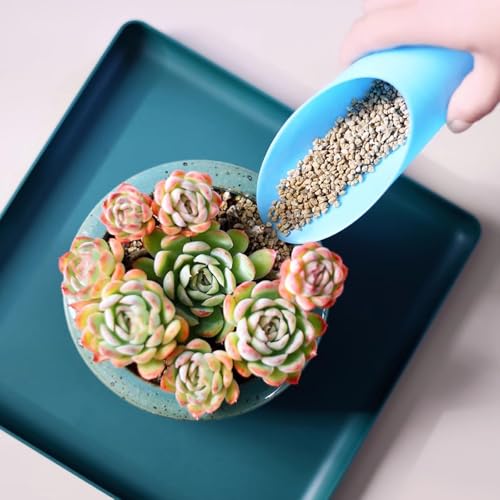 ROYHOO 9 piezas Cucharas para Suelo Bonsái Plástico miniatura 4