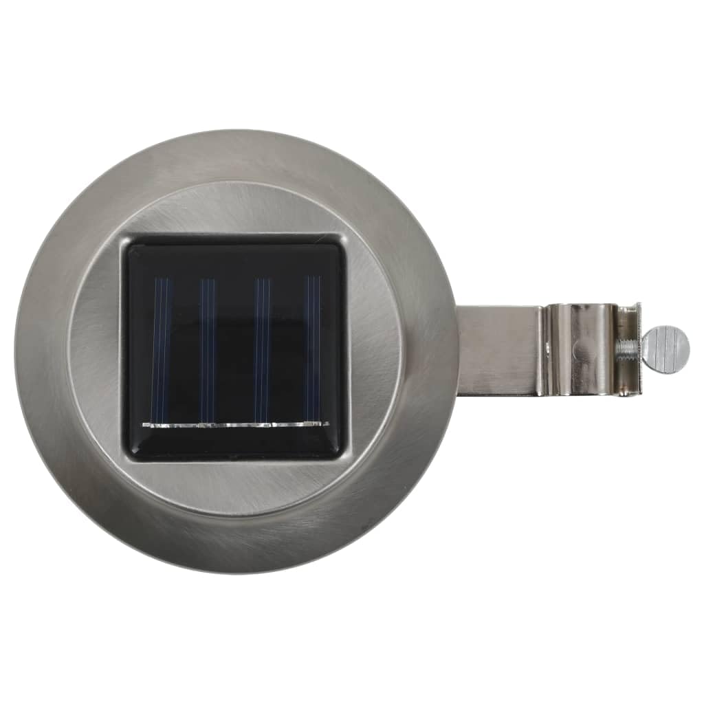 Genérico Lámparas solares de Exterior LED Redondas 6 uds 12 cm Blanco,Casa y jardín,Iluminación,Iluminación de exterior-44467