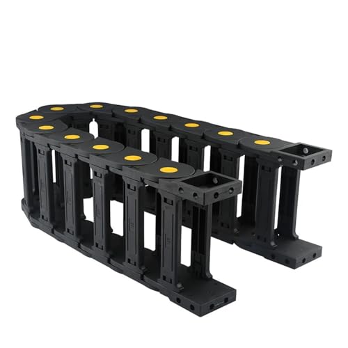 Cadena de arrastre portacables cerrado de nailon de 45x75 mm con conectores 2