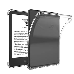 T Tersely Crystal Clear Case Cover for All-New Kindle (11th Generation-2022, 6 inch, Model:C2V2L3), Shockproof Thin Silicone Case (Transparent)