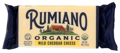 Rumiano Organic Mild Cheddar Cheese, 8 oz