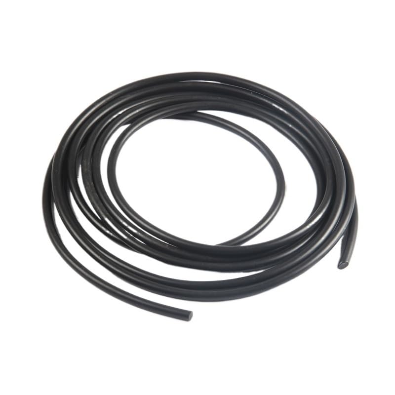1M/pc Solid Fluorine Rubber Cord Black O Ring Anti Oil Seal Gasket Dia 2mm /3mm/ 4mm/ 5mm/ 6mm/ 7mm /8mm/ 10mm(10mm)