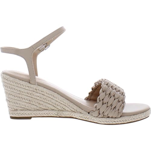 Bandolino Womens Jingle 3 Faux Leather Ankle Strap Wedge Sandals3