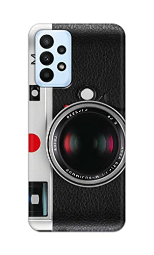 Image of Printed Hard Back Cover Case for Samsung Galaxy A23 4G | Samsung Galaxy A23 5G Back Cover (Vintage Camera) -702