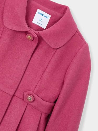Mayoral Woolen Coat for Girls Cherry3