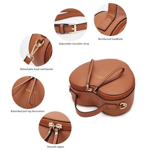 Image of Crossbody Purse for Women Small Crossbody Bags Trendy Vegan Leather with Adjustable Shoulder Straps Gift for Mother Wife Mom