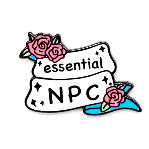 Image of Essential NPC Pin - Fun Series | Premium Enamel Pin - Statement Lapel Pin - Plated Badge for Clothing, Bags, Hats, Jackets, and Lanyards