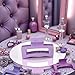 1Pc Purple Hair Claw Clips,One Size Hair Clips,Retro Hollow Women Fashion Strong Large for Washing Face Ultra-light Styling Accessories Girls,Purple,Barrettes,Beauty and Personal Care