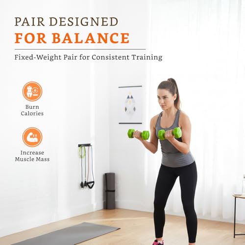 Image of Amazon Brand - Solimo Vinyl Dumbbell