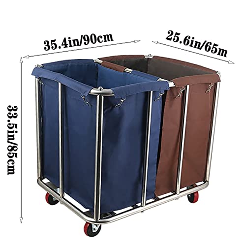 Chariot de tri à linge commercial robuste idéal pour un tri efficace - 8
