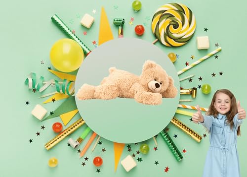 Lifestyle & More Teddybär Kuschelbär Schlafbär 60 cm lang Plüschbär Kuscheltier samtig weich