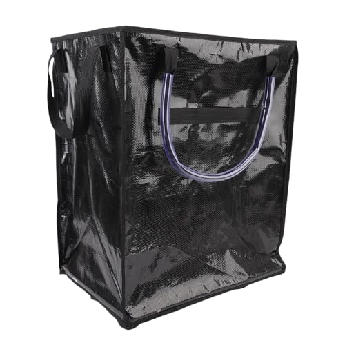Bolsa de Compras Reutilizable con Ruedas Marco Resistente 40L para Transporte de Alimentos y Botellas Pan Compra Semanal, Viajes, Hogar
